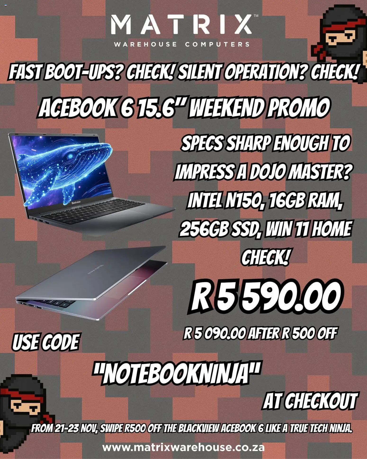 Preview of Matrix Warehouse flyer valid from 21/11/2025