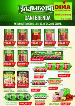Pregled VP Dima kataloga - važi od 26.03.2026