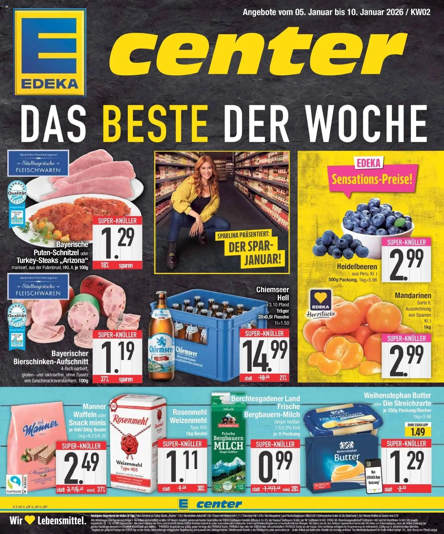 Vorschau von dem Prospekt des Geschäftes Edeka, gültig ab dem 04.01.2026
