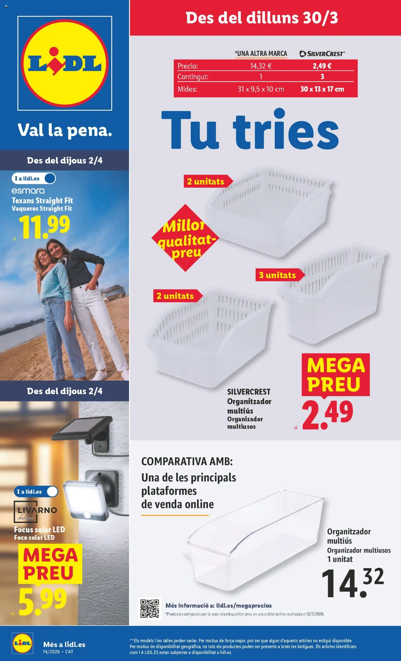 Vista previa del folleto de la tienda Lidl válido desde el 30/03/2026 