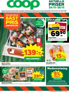 Förhandsgranska reklamblad Anderstorp från butik Coop gäller från 24/11/2025