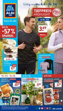 Vorschau von dem Prospekt des Geschäftes Aldi Süd, gültig ab dem 04.08.2025