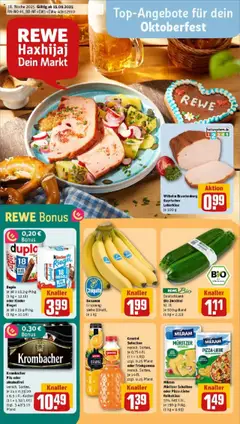 Vorschau von dem Prospekt des Geschäftes Rewe, gültig ab dem 14.09.2025