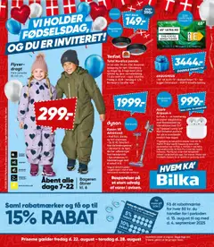 Eksempel på tilbudsavis Nonfood fra butik Bilka gyldig fra 22/08/2025