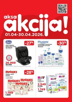 Pregled Aksa kataloga - važi od 01.04.2026