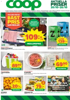Förhandsgranska reklamblad Aktuella reklamblad Coop från butik Coop gäller från 20/10/2025