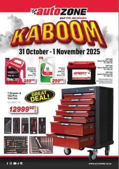 Preview of AutoZone flyer valid from 31/10/2025