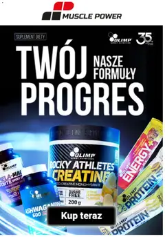 Pogląd gazetki "Muscle Power" ze sklepu Oferty ważnej od 23.02.2026