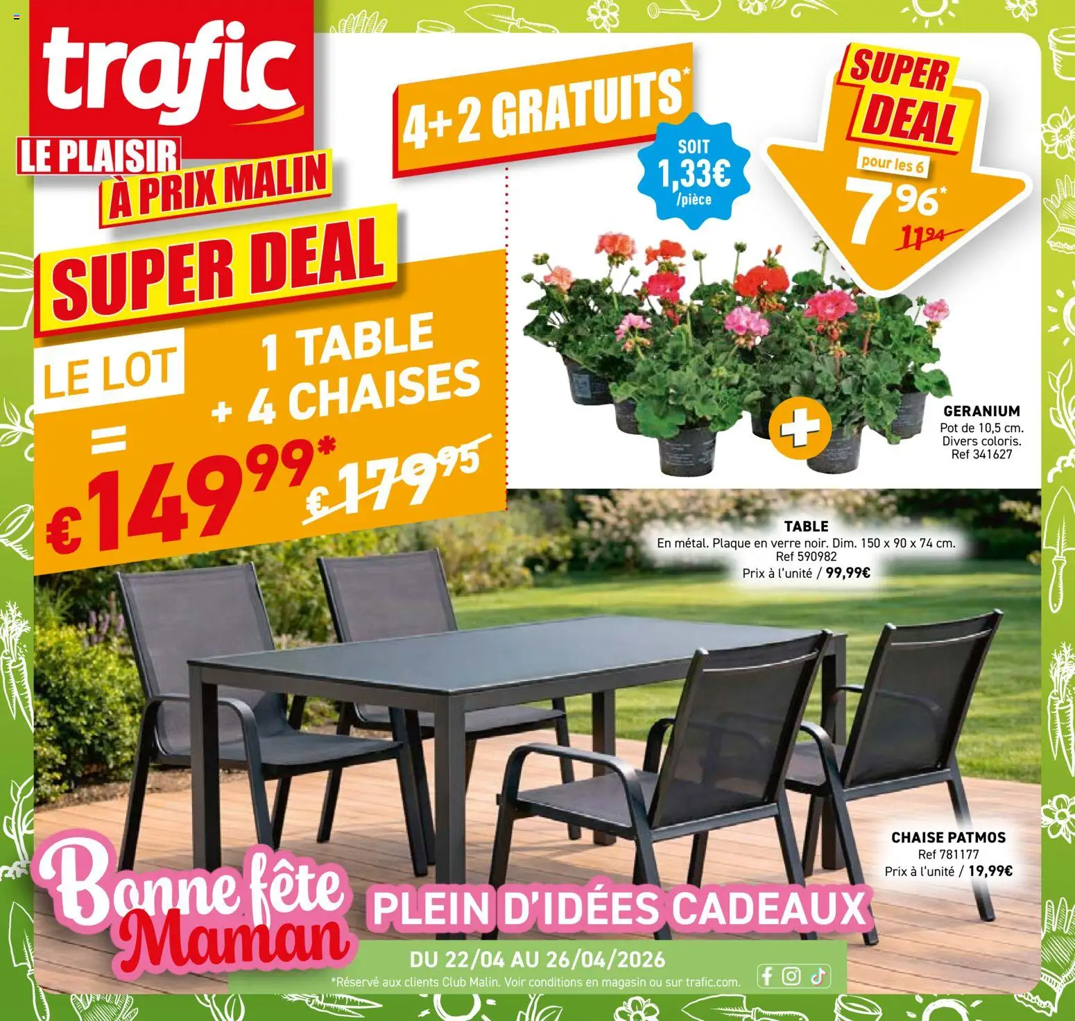 Voorbeeld van Trafic Publicité van winkel Trafic geldig vanaf 22/04/2026
