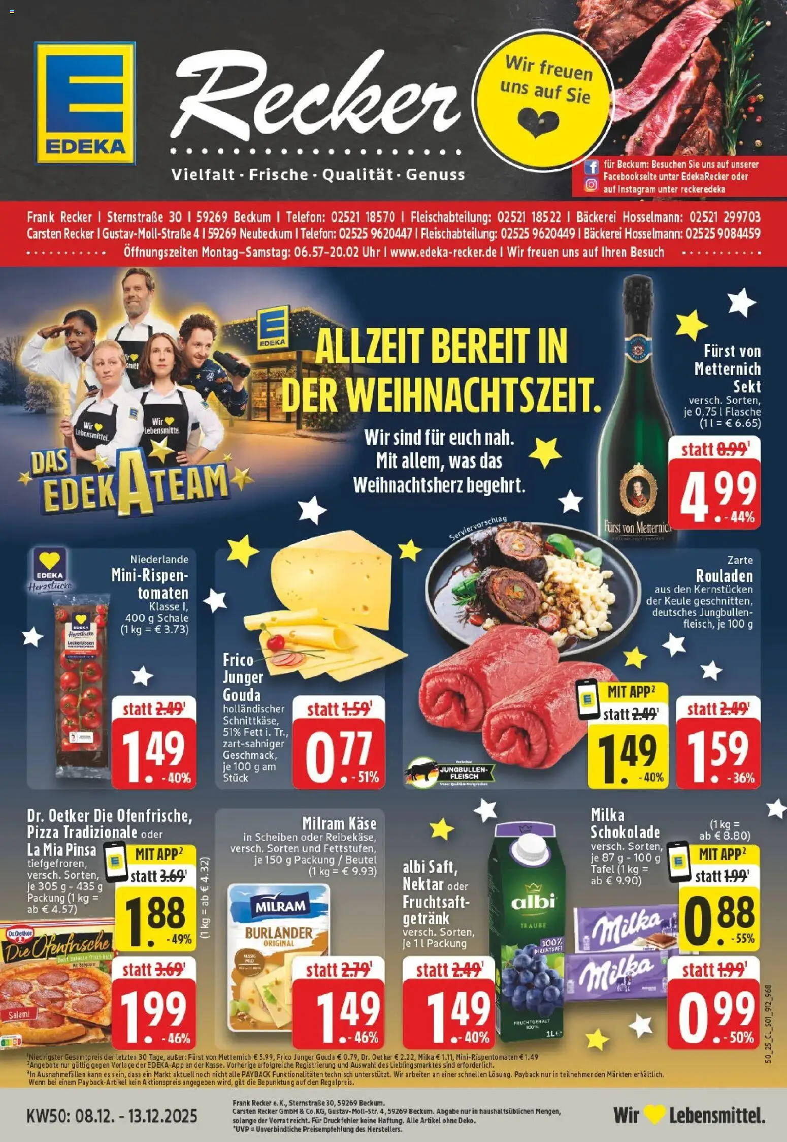 Vorschau von dem Prospekt des Geschäftes Edeka, gültig ab dem 07.12.2025