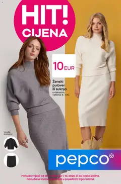Pregled letka Katalog trgovine Pepco vrijedi od 18.09.2025