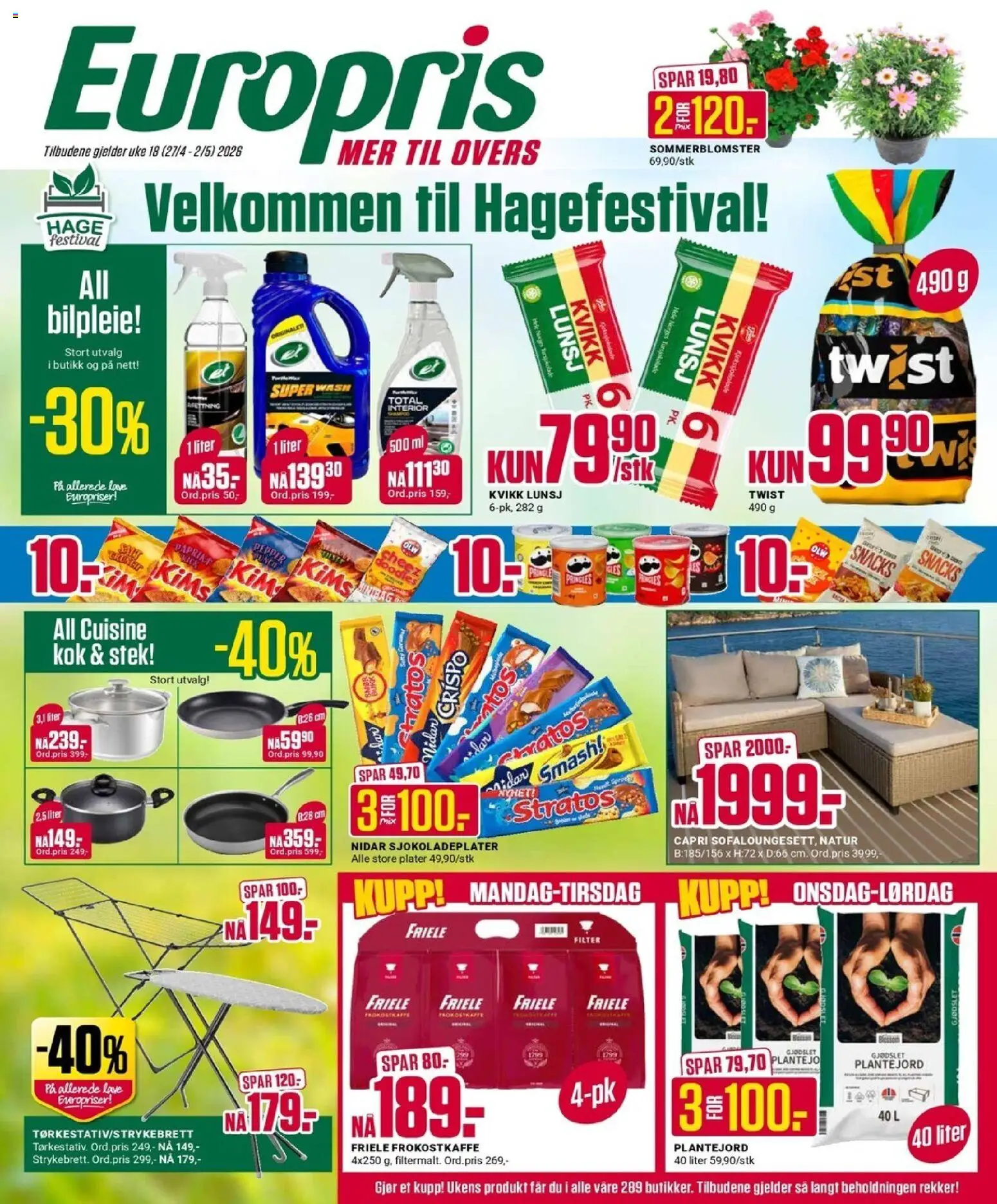 Forhåndsvis Europris kundeavis fra butikk Europris gyldig fra 27/04/2026