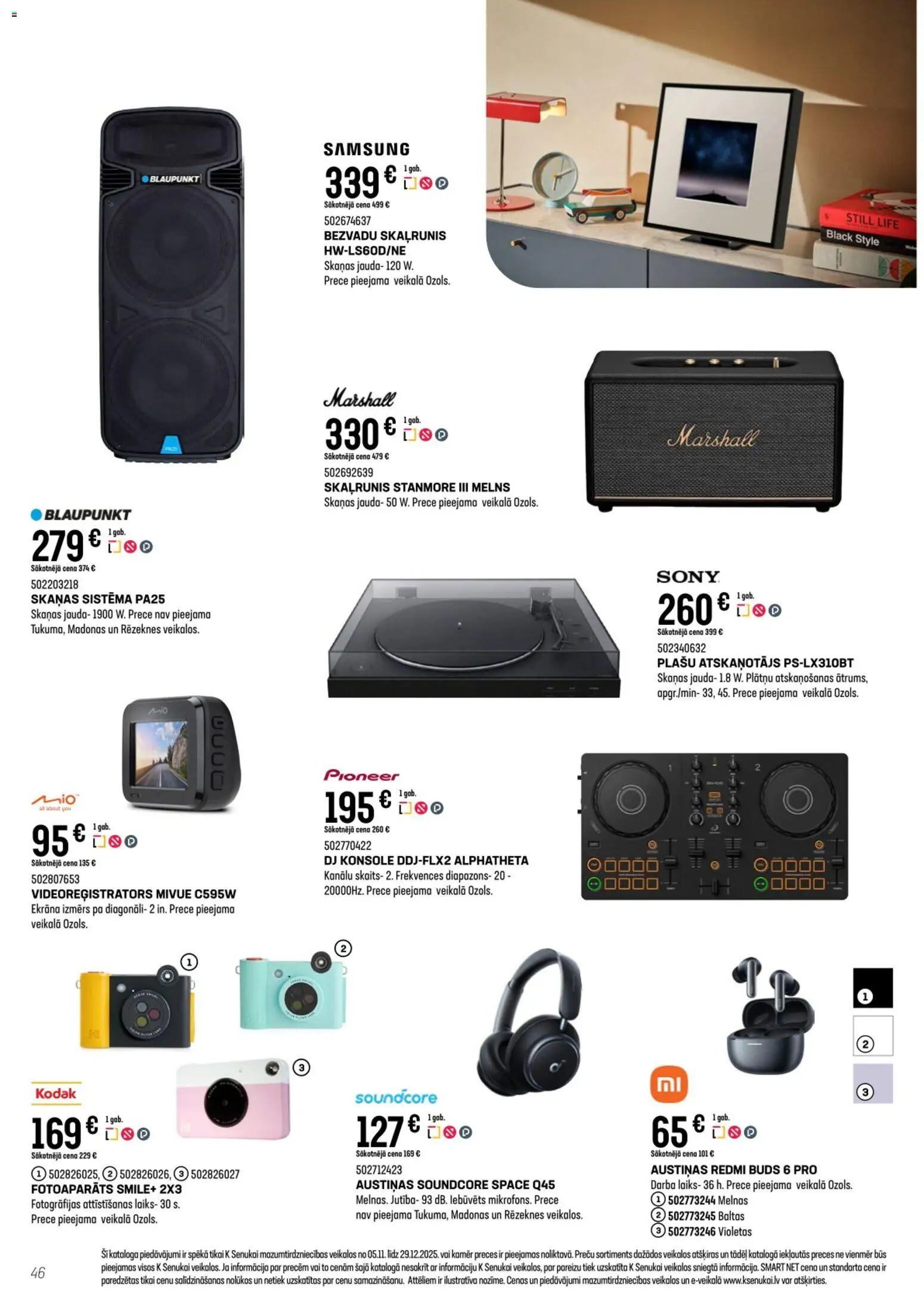 Skatīt K-Senukai akciju bukletu, derīgs no 2025.11.05