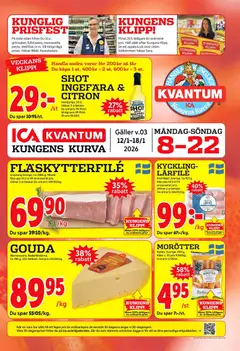 Förhandsgranska reklamblad Kungens Kurva från butik ICA Kvantum gäller från 12/01/2026