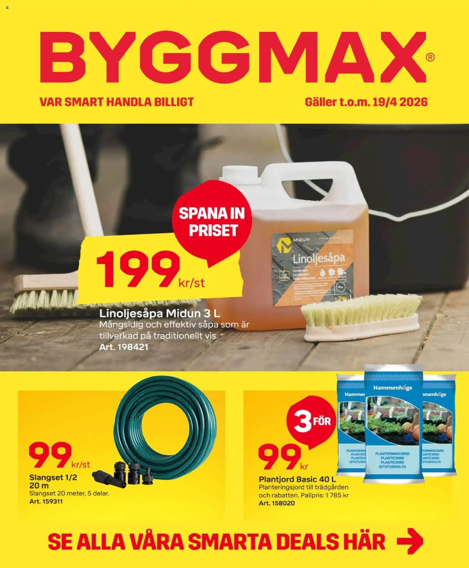 Förhandsgranska reklamblad ByggMax erbjudanden från butik ByggMax gäller från 05/04/2026