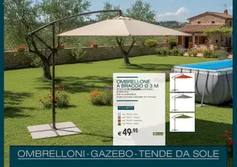 Anteprima dell'opuscolo Brico OK volantino Ombrelloni, Gazebo, Tende da Sole dal negozio Brico OK valido da 05/03/2026
