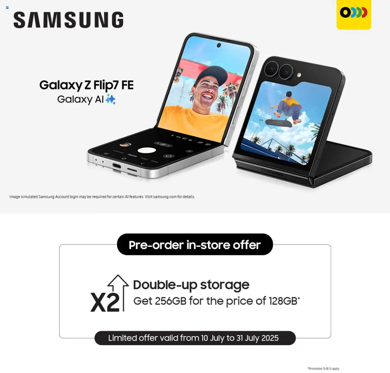 Makro Galaxy Z Flip from 10/07 - 31/07/2025 > Promotions