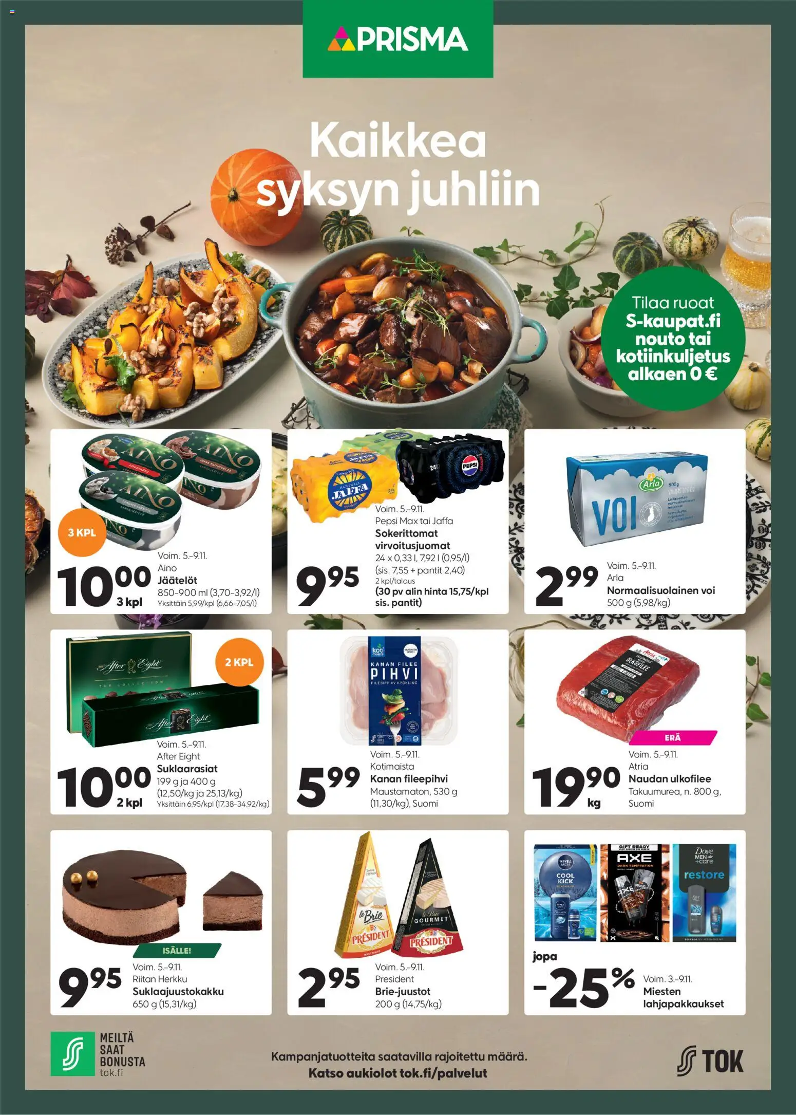 Kaupan Prisma Tarjoukset esikatselu, voimassa 05/11/2025