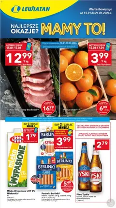 Pogląd gazetki "Ostrów Wielkopolski" ze sklepu Lewiatan ważnej od 15.01.2026