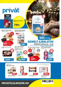 PRIVÁT - Akciós újság PRIVÁT megtekintése, amely érvényes 2025.11.13.-től