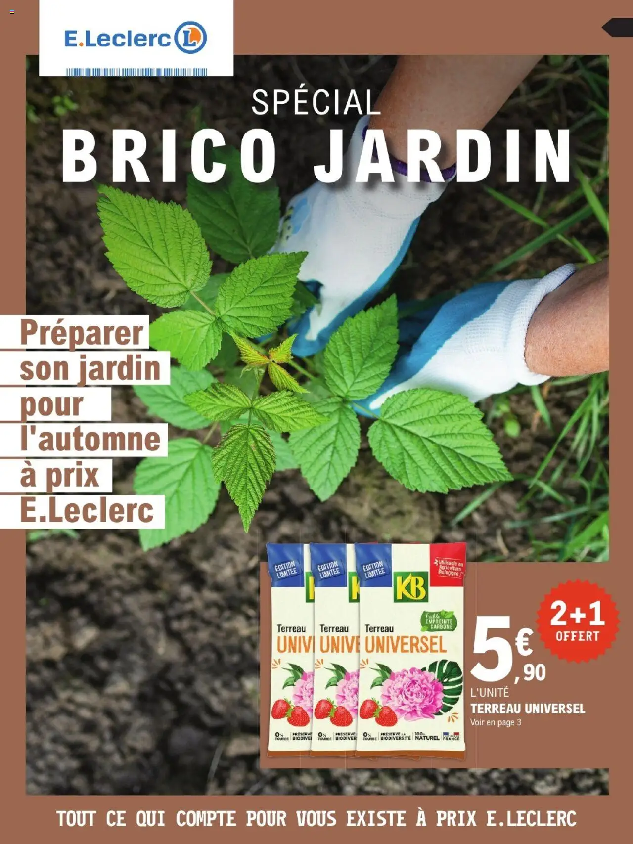 Jardin d'automne brico chauffage de la boutique Brico E.Leclerc valable du 23/09/2025 - Page numéro 1