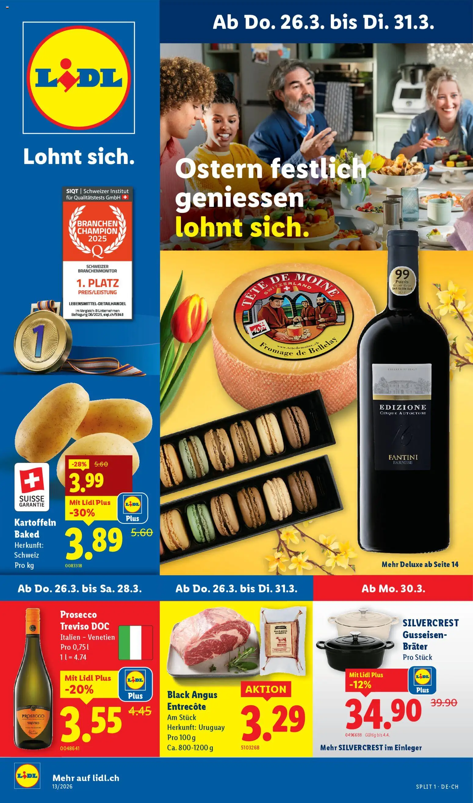 Vorschau des Merkblatts Lidl aktionen vom Shop Lidl gültig von 26.03.2026 bis 31.03.2026