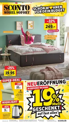 Vorschau von dem Prospekt des Geschäftes Sconto, gültig ab dem 12.01.2026