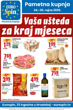 Pregled letka Katalog trgovine Eurospin vrijedi od 24.09.2025
