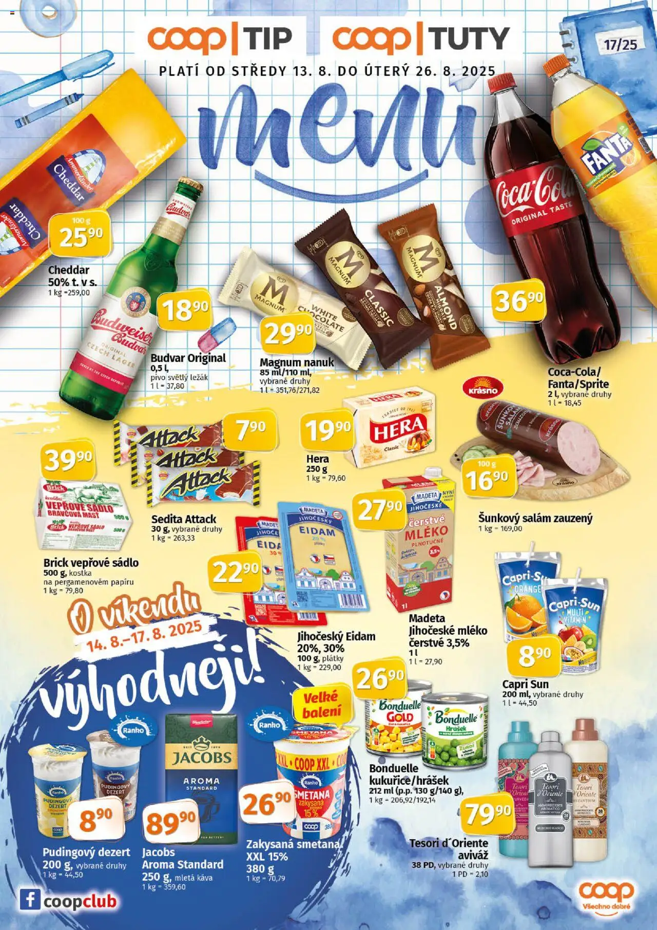  COOP Leták - Tuty (13.08.2025) - Jednota leták