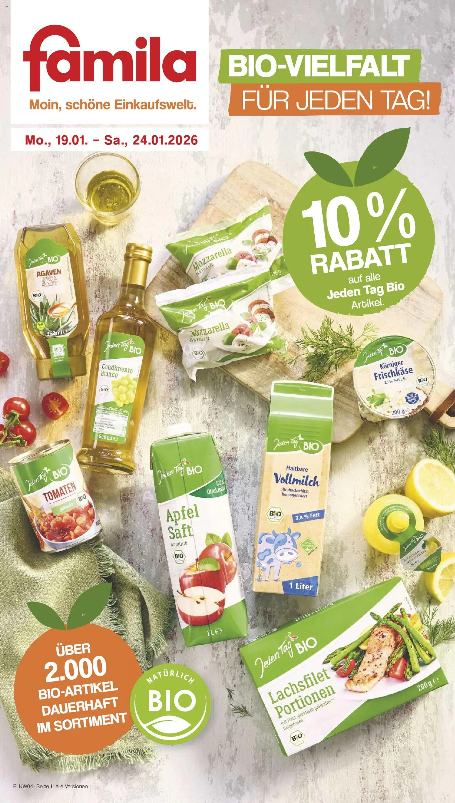 Vorschau von dem Prospekt des Geschäftes Famila Nordwest, gültig ab dem 19.01.2026