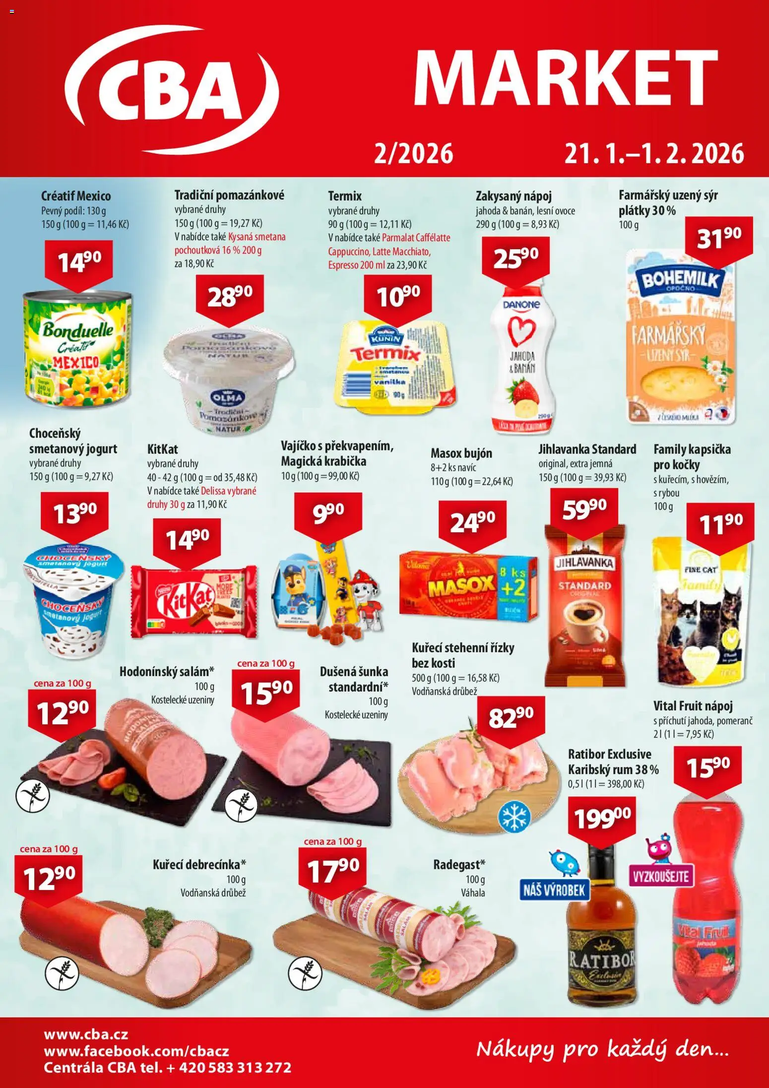 Náhled nabídky: CBA Leták - Market platný od 21.01.2026