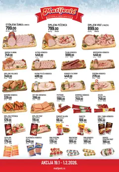 Pregled Matijevic kataloga - važi od 19.01.2026