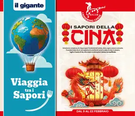 Anteprima dell'opuscolo Volantino Sapori dalla Cina dal negozio Il Gigante valido da 09/02/2026