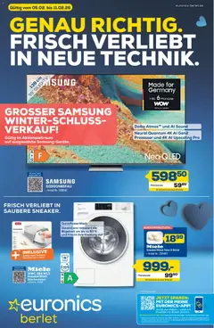 Vorschau von dem Prospekt des Geschäftes Euronics, gültig ab dem 05.02.2026