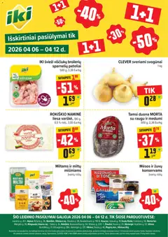 IKI parduotuvės leidinio IKI leidinys - Specialūs pasiūlymai IKI parduotuvės klientams galiojančio nuo 2026.04.06 peržiūra