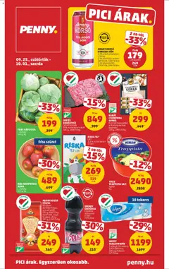 PENNY - Akciós újság PENNY megtekintése, amely érvényes 2025.09.25.-től