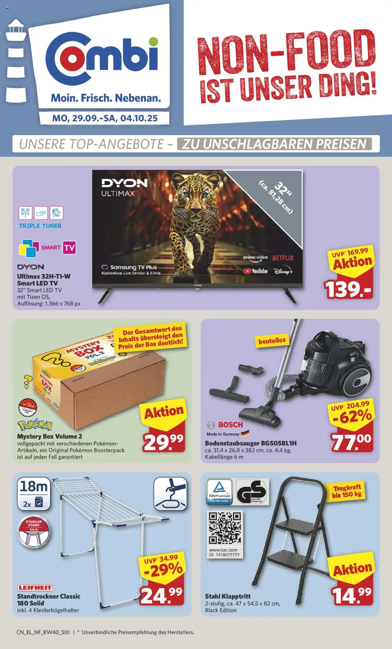 Combi Sonderangebote (vom 29.09.2025 - 04.10.2025)