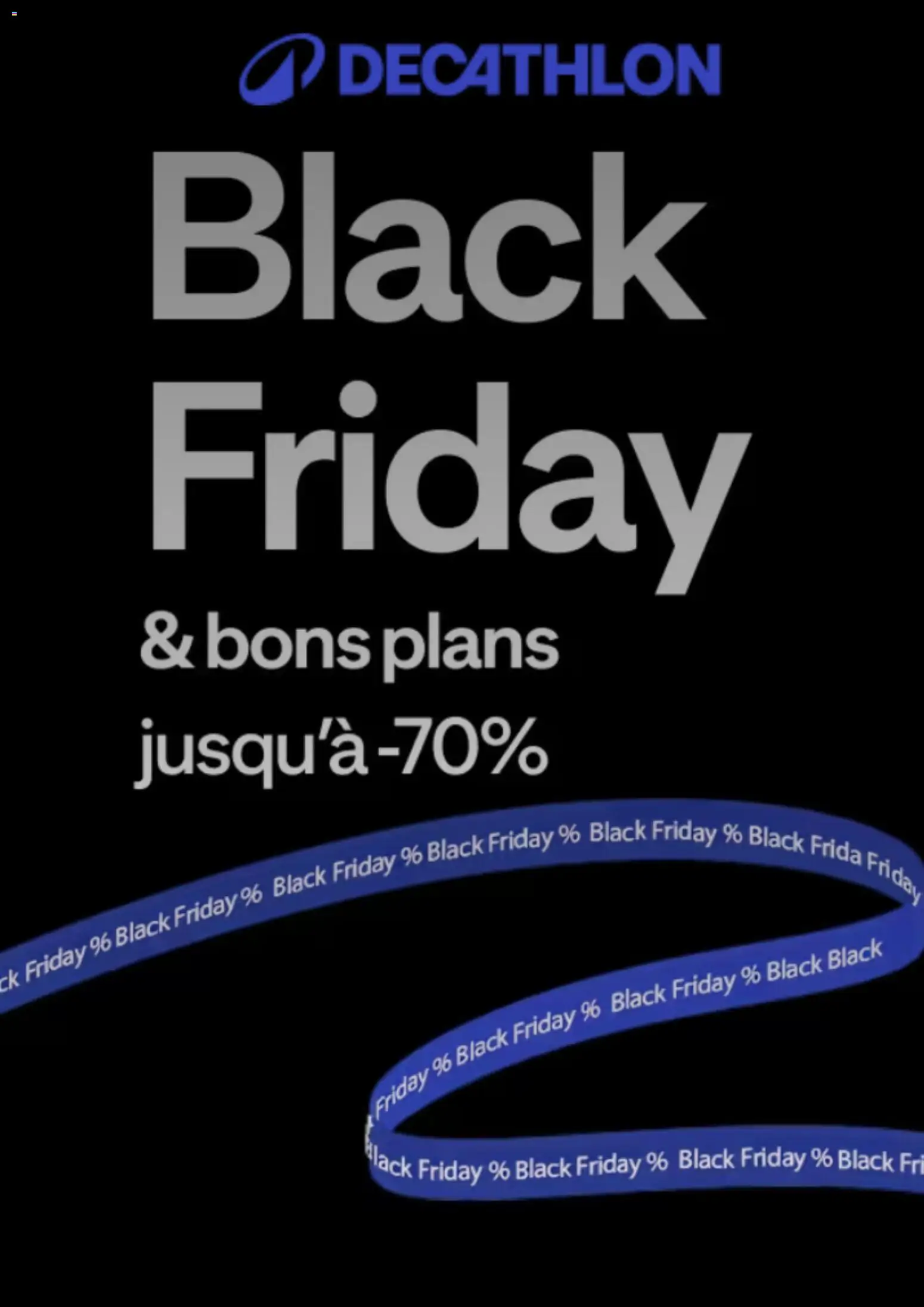 Voorbeeld van Black Friday van winkel Decathlon geldig vanaf 26/11/2025