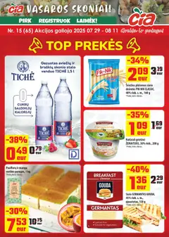 ČIA MARKET parduotuvės leidinio Leidinys galiojančio nuo 2025.07.29 peržiūra