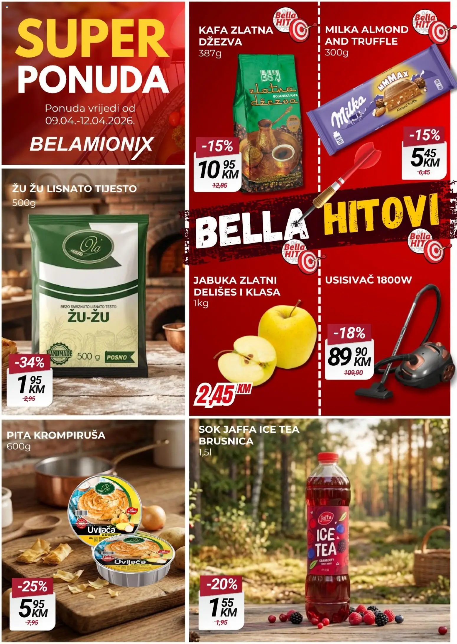 Pregled letka Belamionix super ponuda trgovine Belamionix vrijedi od 09.04.2026
