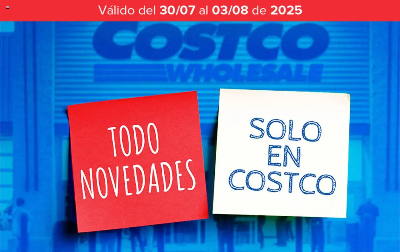 Costco Catálogo >> 30/07 - 03/08/2025 (folleto) 