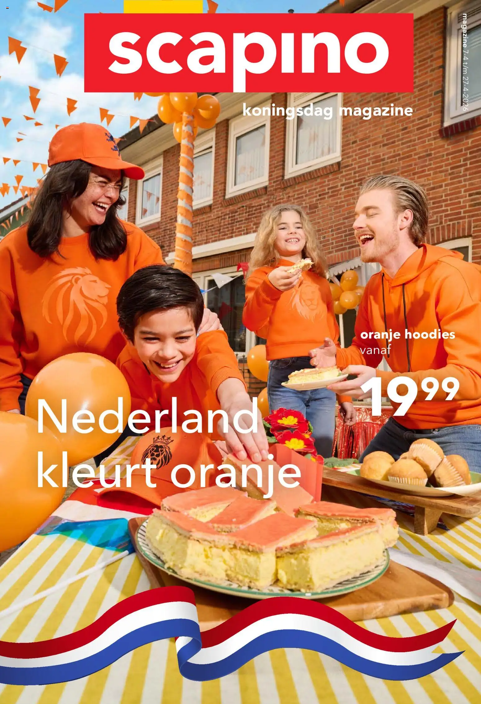Voorbeeld van Scapino folder - Koningsdag magazine van winkel Scapino geldig vanaf 07-04-2026
