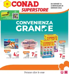Anteprima dell'opuscolo Volantino Superstore Piemonte dal negozio Conad valido da 15/01/2026