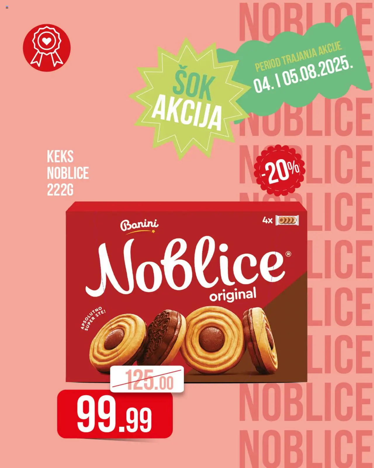 Metalac Proleter katalog važi od 04.08.2025 - stranica 1 - Keks, Noblice