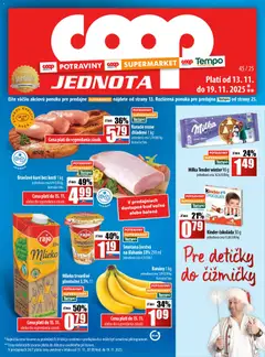 Náhľad COOP Jednota letáku platného od 13.11.2025