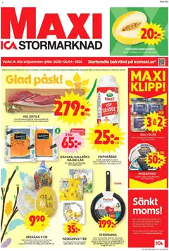 Förhandsgranska reklamblad Enköping från butik ICA Maxi gäller från 30/03/2026