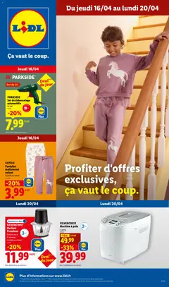 Prévisualisation de LIDL catalogue les bonnes affaires de la semaine du magasin LIDL formulaire valide 16/04/2026