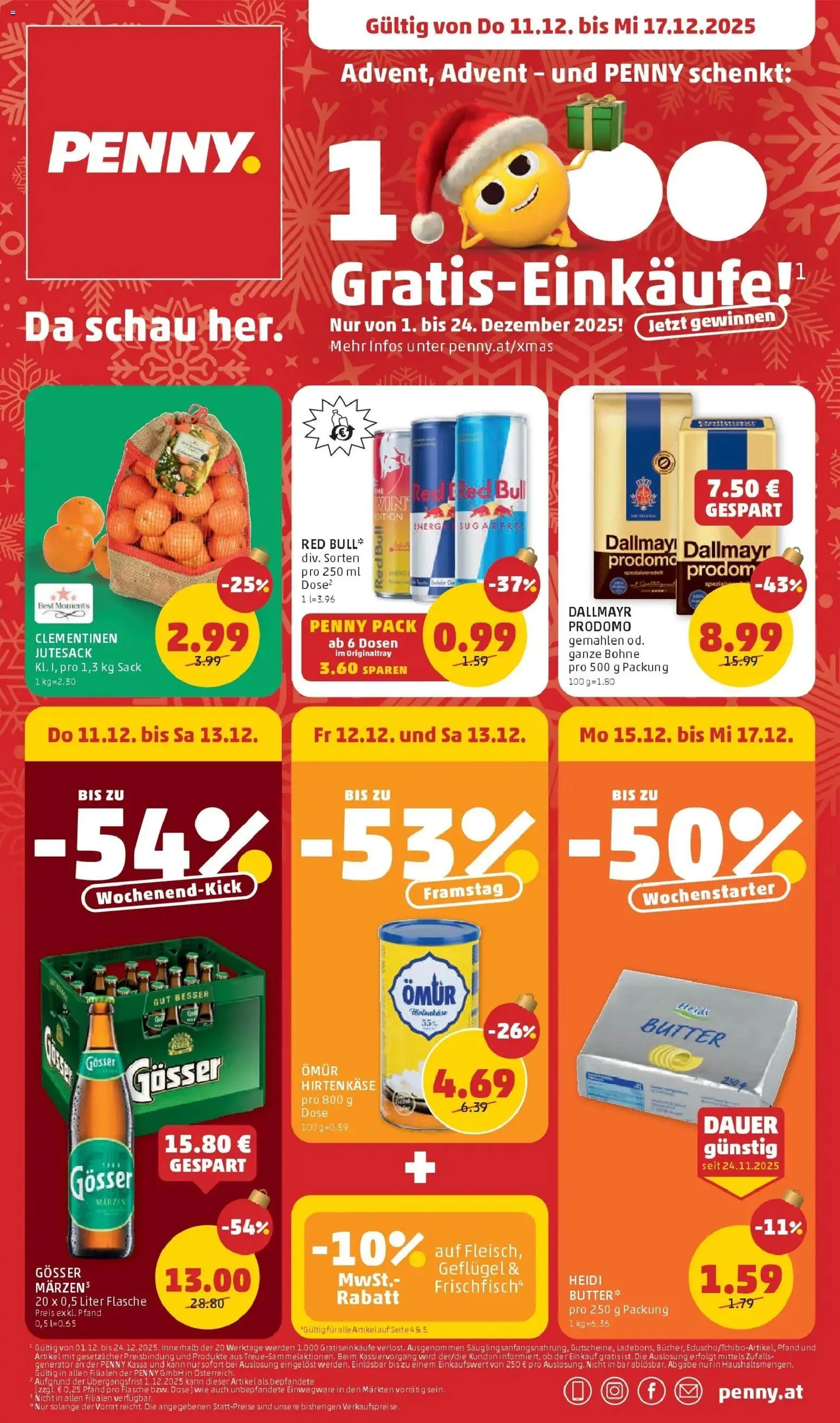 Vorschau der Angebote: Penny Markt PENNY: Die ganze Woche sparen. gültig ab 10.12.2025
