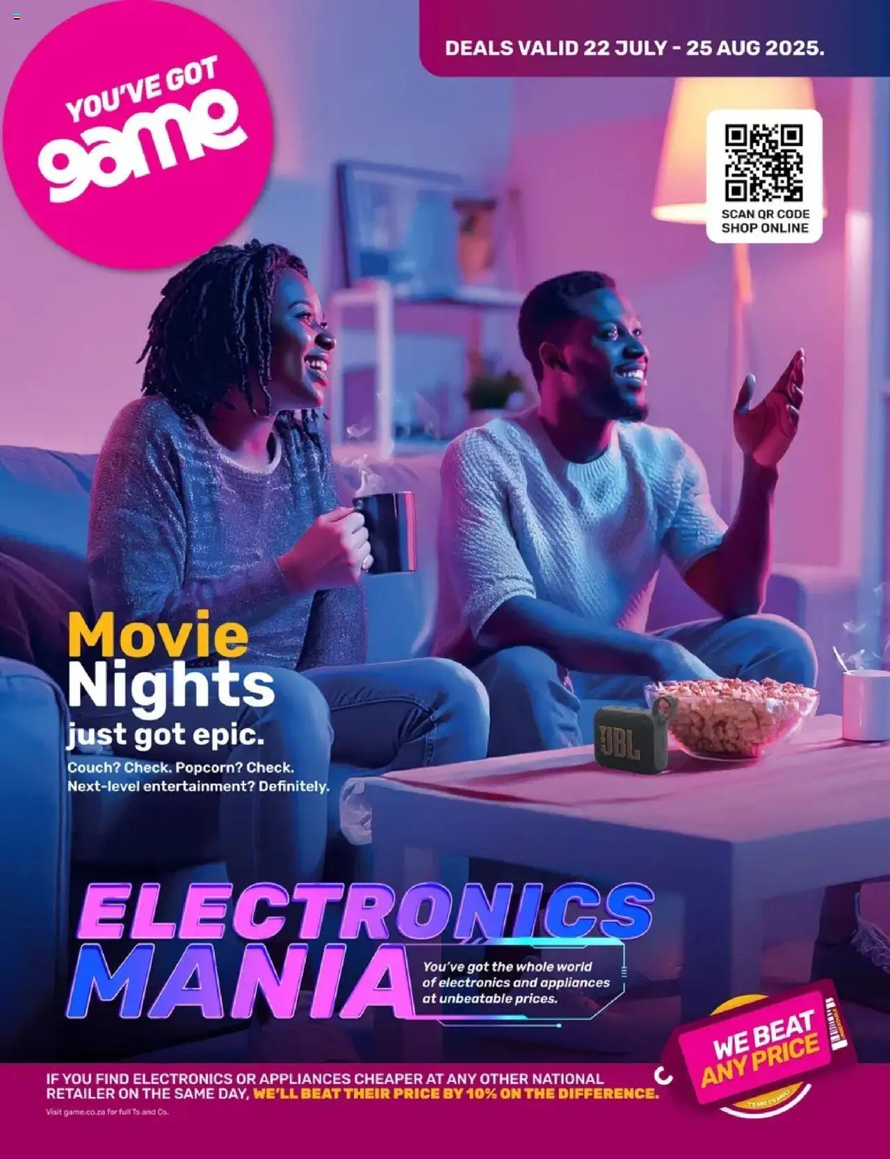 Game Electronics Mania from 22/07 - 25/08/2025 > Promotions