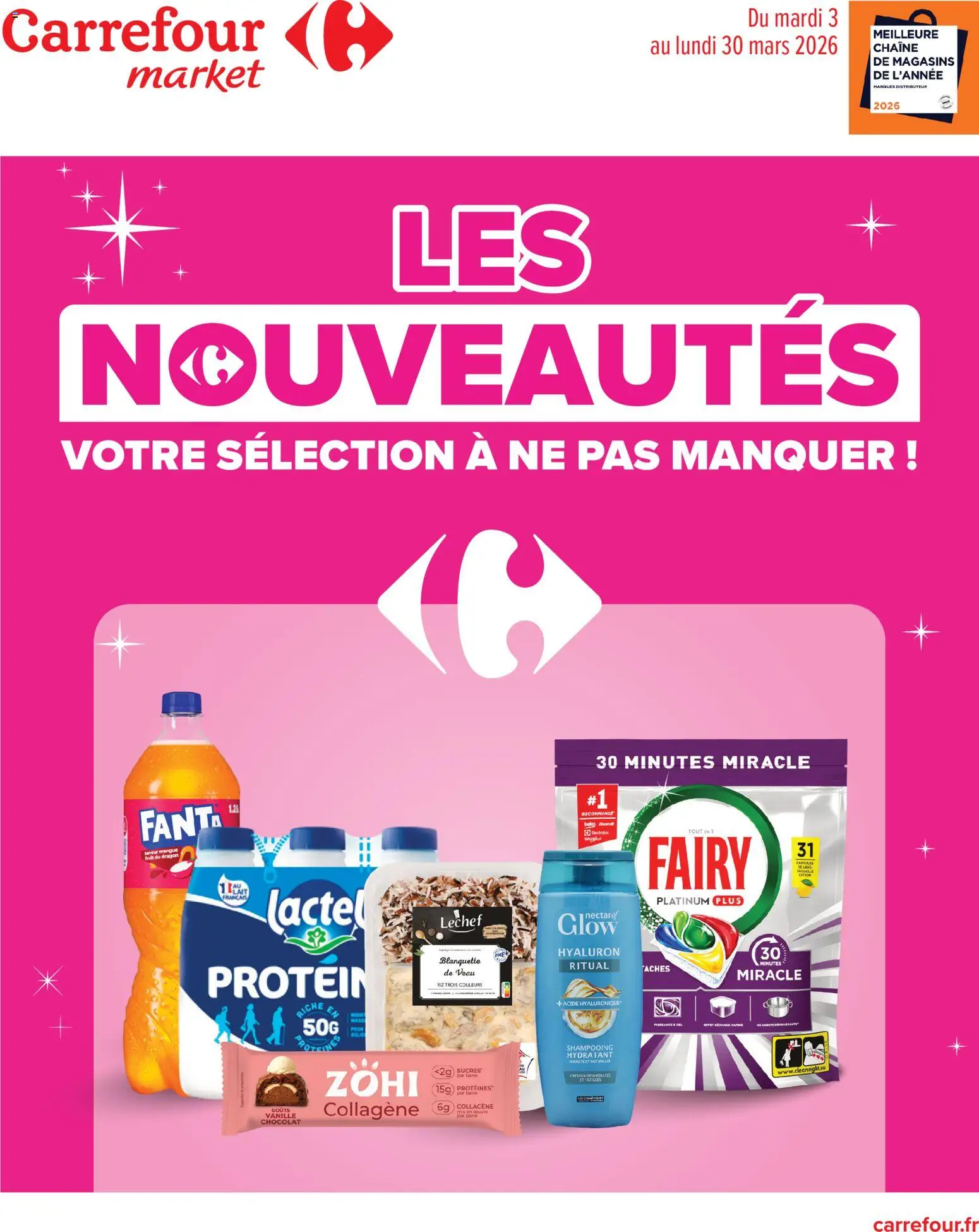 Prévisualisation de Les nouveautés de mars du magasin Carrefour Market formulaire valide 03/03/2026